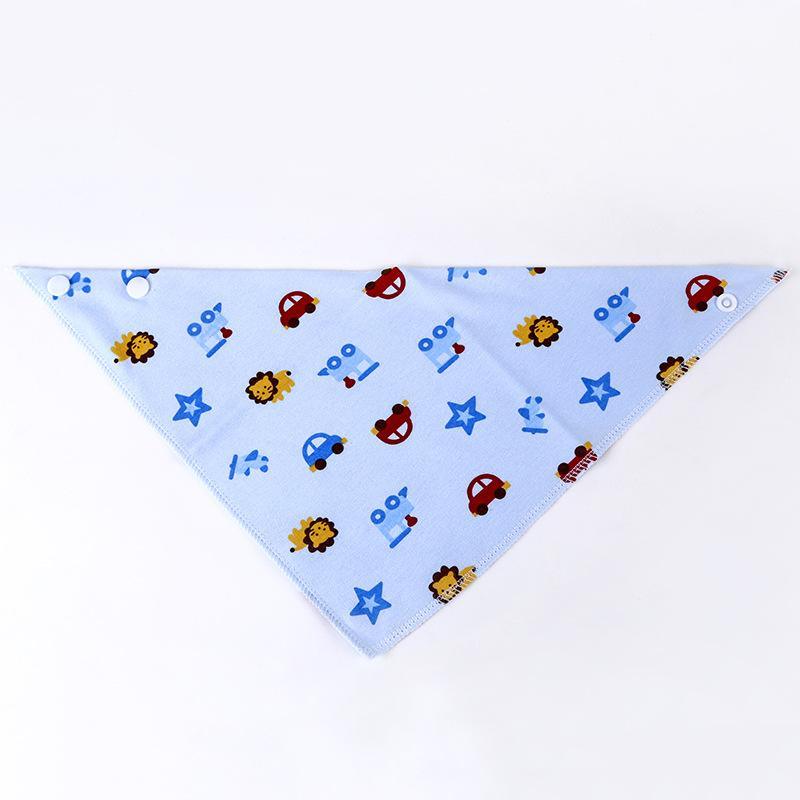 5-piece Cartoon Design Bibs - PrettyKid