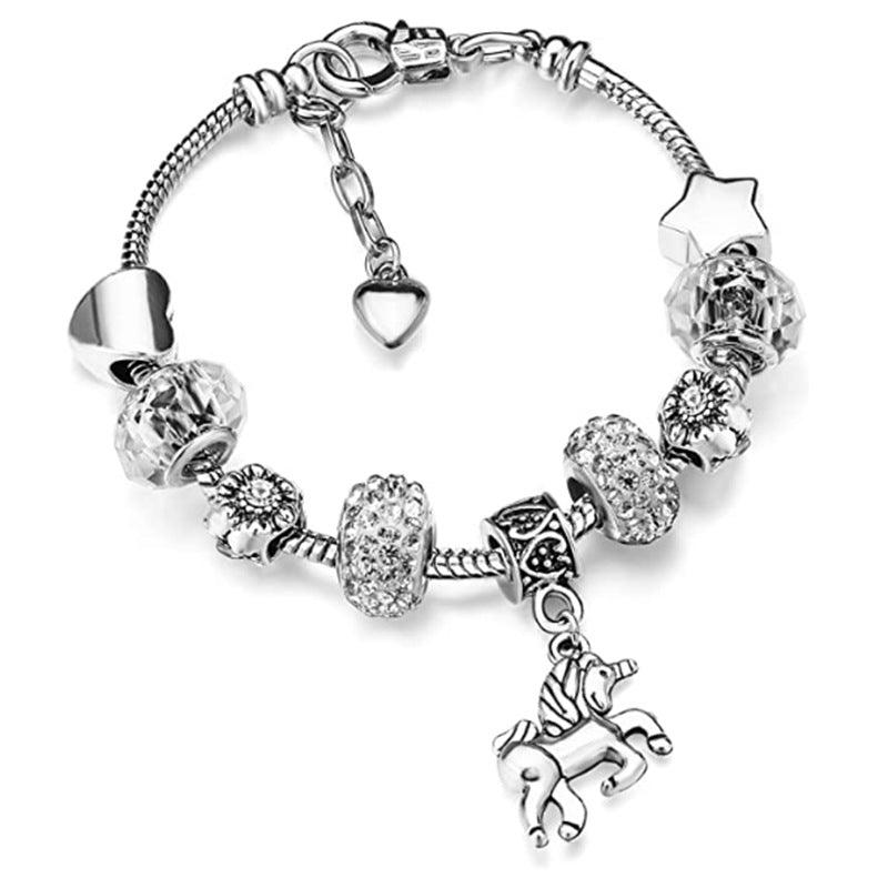 Girl Beads Unicorn Bracelet - PrettyKid