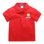 18months-10years Toddler Kid Girls T-Shirt Children's Short-Sleeved Lapel POLO Shirt - PrettyKid