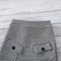 Toddler Girl Ribbed Cami Top & Plaid Skirt - PrettyKid