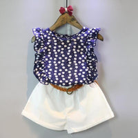 2-piece Floral Sleeveless Top & Shorts for Toddler Girl - PrettyKid