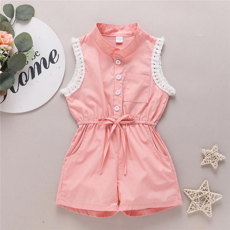 Grow Girl Sleeveless Overalls - PrettyKid