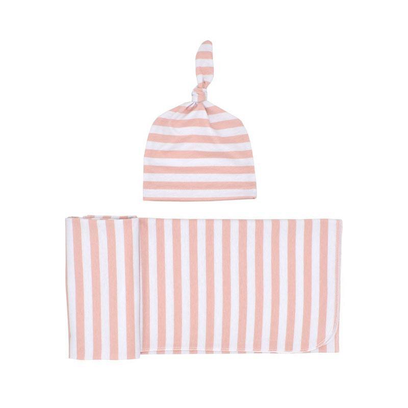 2-piece Stripe Cotton Sleep Bag and Hat Sets for Baby - PrettyKid