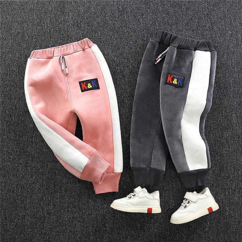 Fleece-lined Sports Pants for Children Boy - PrettyKid