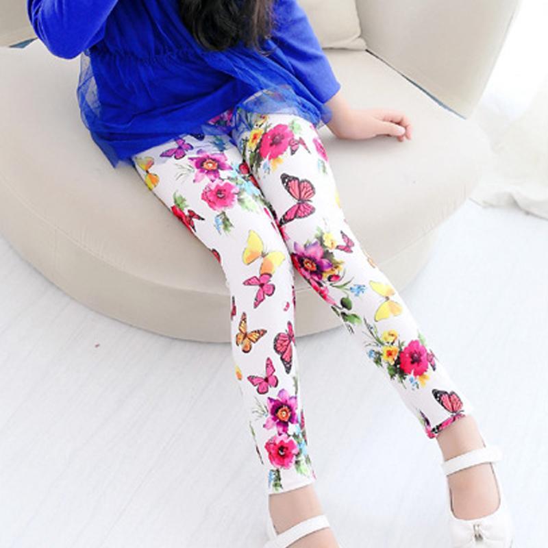 Girl's Floral Print Comfy Pants - PrettyKid