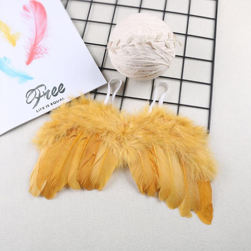 2-piece Baby Photographic Feather wings & Headband for Baby Girl - PrettyKid