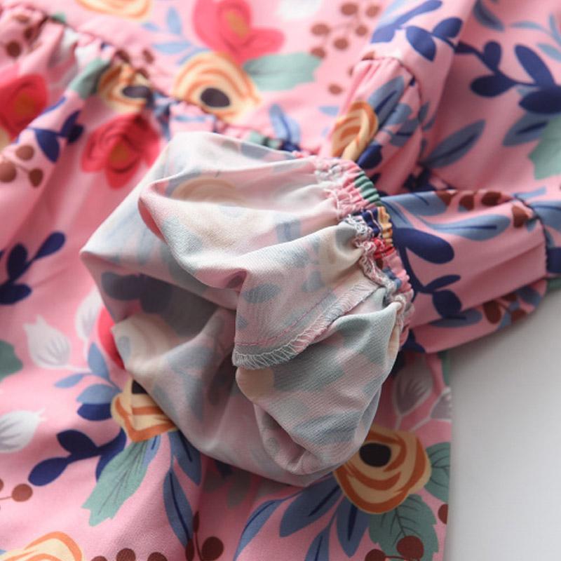 Floral Pattern Dress for Toddler Girl - PrettyKid