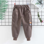 Solid Letter Knit Pants for Children Boy - PrettyKid