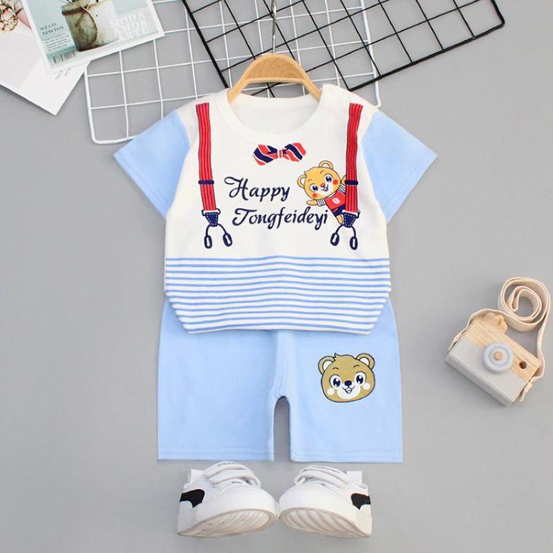 2-piece Thin Pajamas Sets for Toddler Boy Wholesale Children's Clothing - PrettyKid