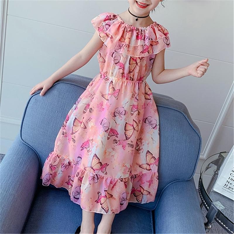 Tropical Printing Dress for Girl - PrettyKid