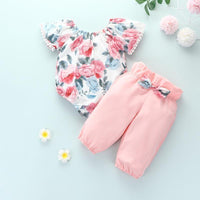 2-piece Ruffle Romper & Pants for Baby Girl - PrettyKid