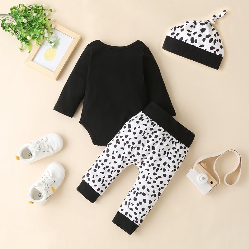 3-piece Romper & Leopard Hat & Leopard Pants for Baby - PrettyKid