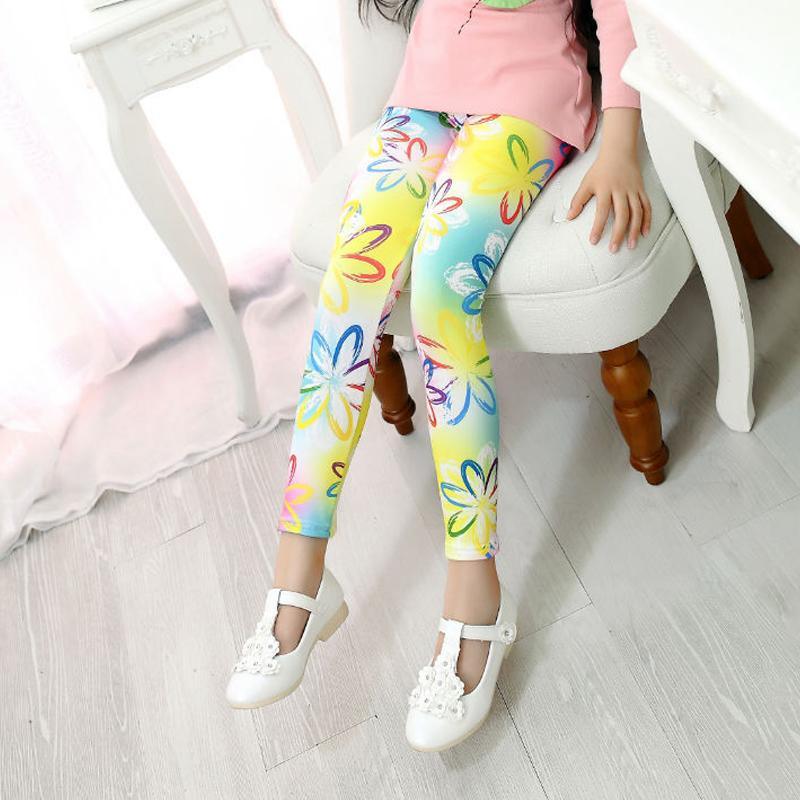 Girl's Floral Print Comfy Pants - PrettyKid