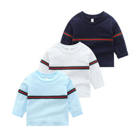 Striped Long Sleeve T-shirt for Children Boy - PrettyKid