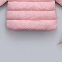 Solid Extra Thick Puffer Jacket for Girl - PrettyKid