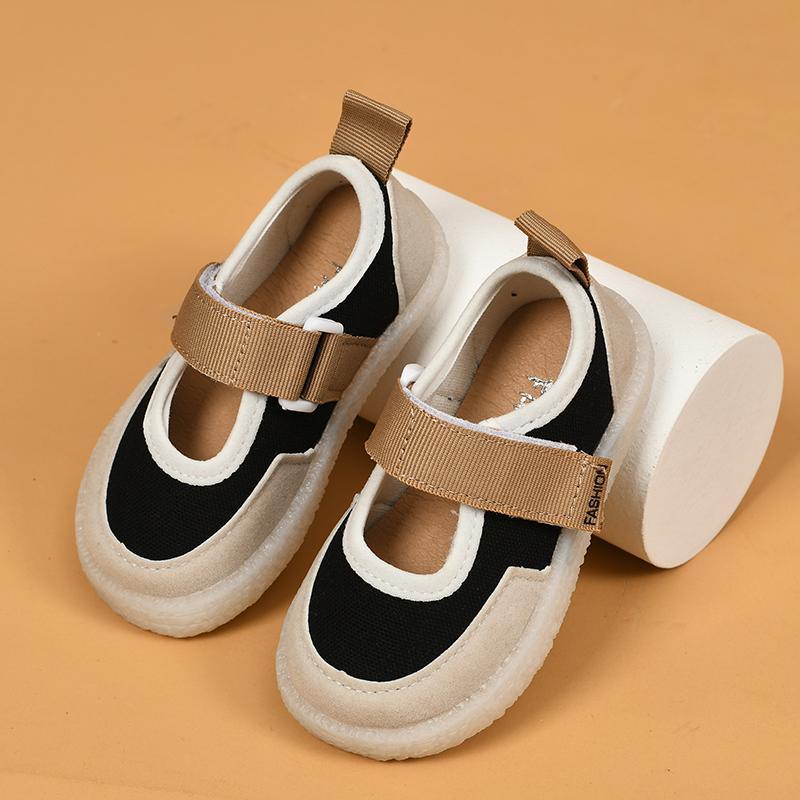 dhgate baby boy clothes Toddler Girl's Plain Canvas Velcro Shoes Wholesale - PrettyKid