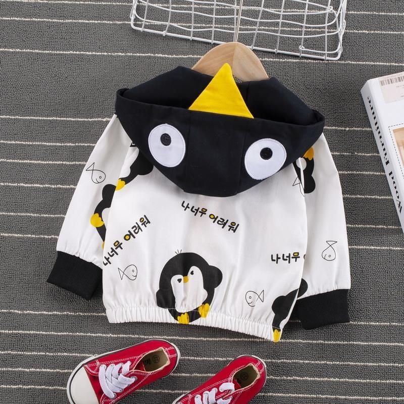 Penguin Pattern Jacket for Children Boy - PrettyKid