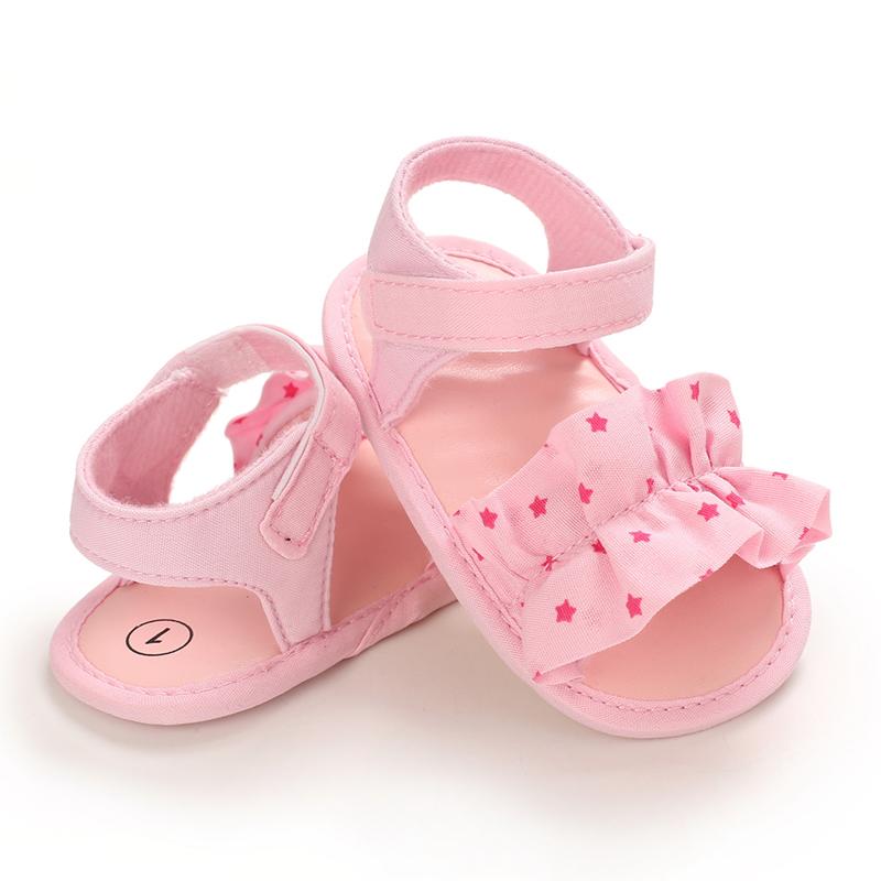 Velcro Ruffle Baby Shoes - PrettyKid