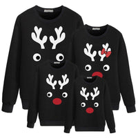 wholesale baby clothes online Whole Family Fawn Pattern Sweatshirt - PrettyKid