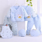 0-24M Embroidered Quilted Thick Warm Cotton Seven-Piece Gift Box Baby Outfit Sets Wholesale Baby Clothes - PrettyKid