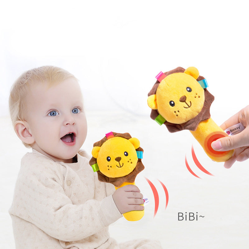 Wholesale Plush baby toy parent-child interactive animal BB stick in Bulk - PrettyKid