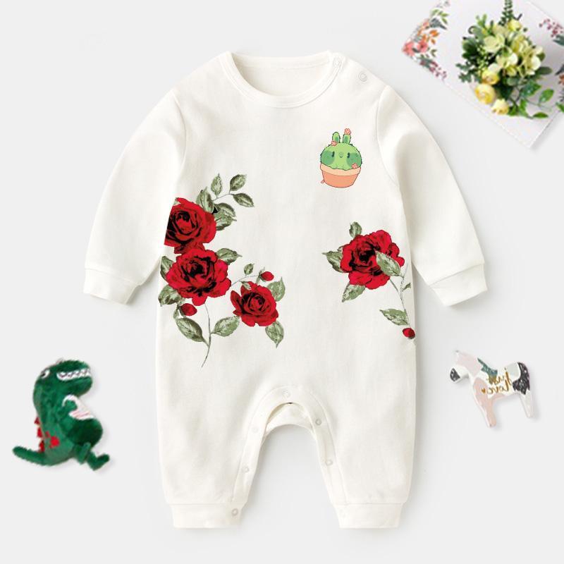 Rose Pattern Jumpsuit for Baby - PrettyKid