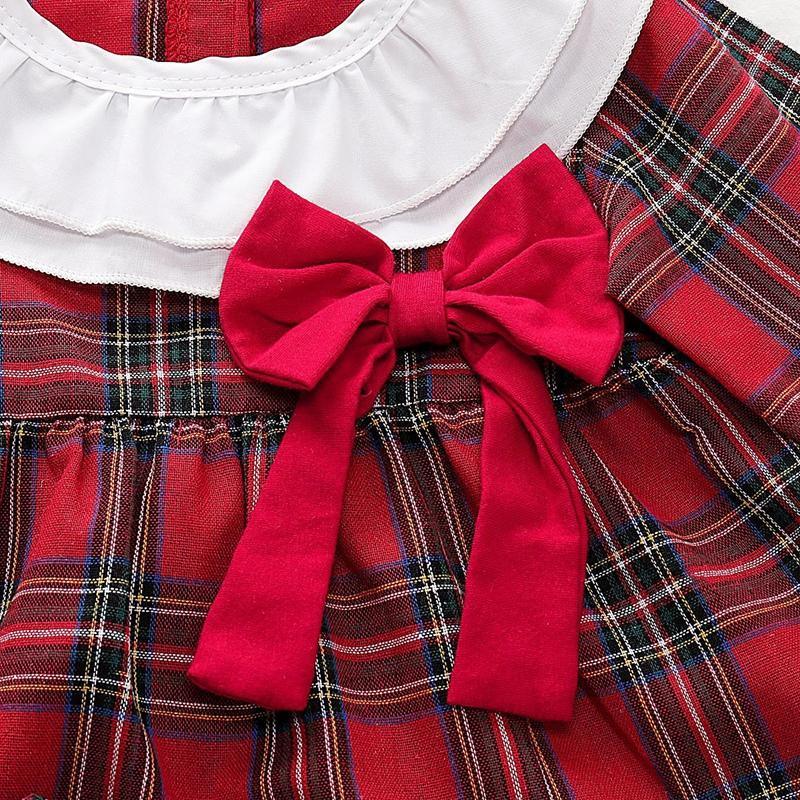 2-piece Plaid Dress & Shorts for Baby Girl - PrettyKid