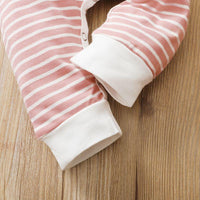 New Born Baby Striped Cami Jumpsuit - PrettyKid