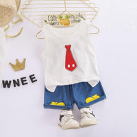 2-piece Cartoon Design Vest & Shorts for Children Boy - PrettyKid