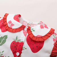 Toddler Girl Ruffle Sleeve Printed Top & Mesh Skirt - PrettyKid