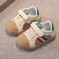 trendy kids wholesale clothing Toddler Boy Letter Pattern Velcro Canvas Shoes Wholesale - PrettyKid