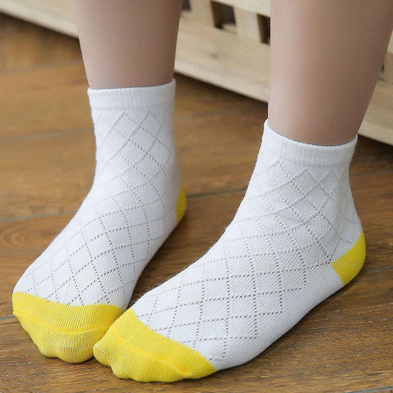 5-piece Cotton Mesh Socks - PrettyKid