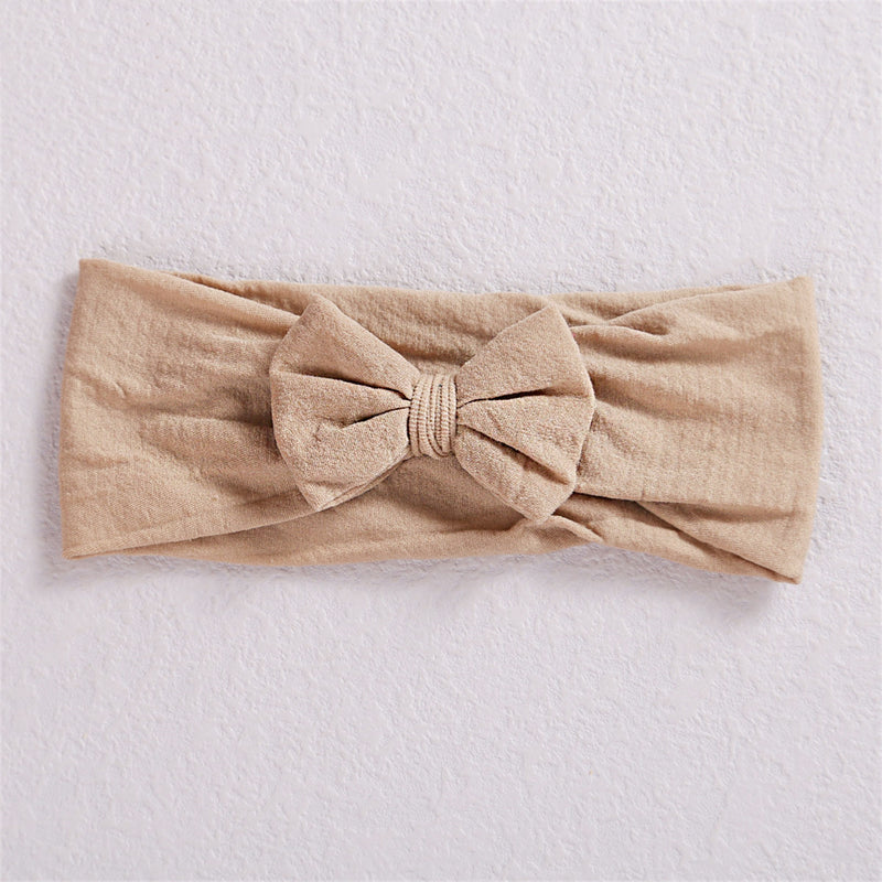 Wholesale Children's Solid Color Bowknot Hairband in Bulk - PrettyKid