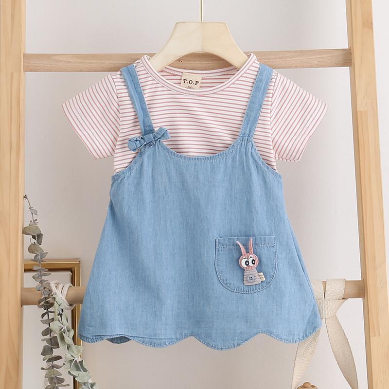 Stripes Dress for Toddler Girl - PrettyKid