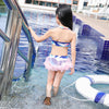 Kid Girl Mesh Sweet Tropical Swimsuits - PrettyKid