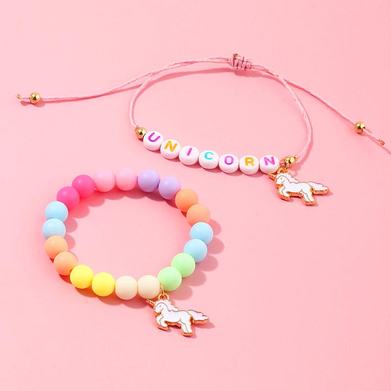 2-Pieces Resin Cute Children's bracelet - PrettyKid