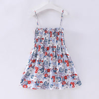 Toddler Girl Bird Pattern Summer Cami Dress Wholesale Children's Clothing - PrettyKid