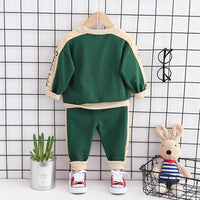 2-piece Letter Sweatshirt and Pants Set(No Shoes) - PrettyKid