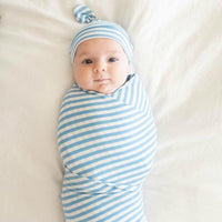 2-piece Stripe Cotton Sleep Bag and Hat Sets for Baby - PrettyKid