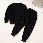 2-piece Letter Pattern Sweatshirts & Pants for Boy - PrettyKid