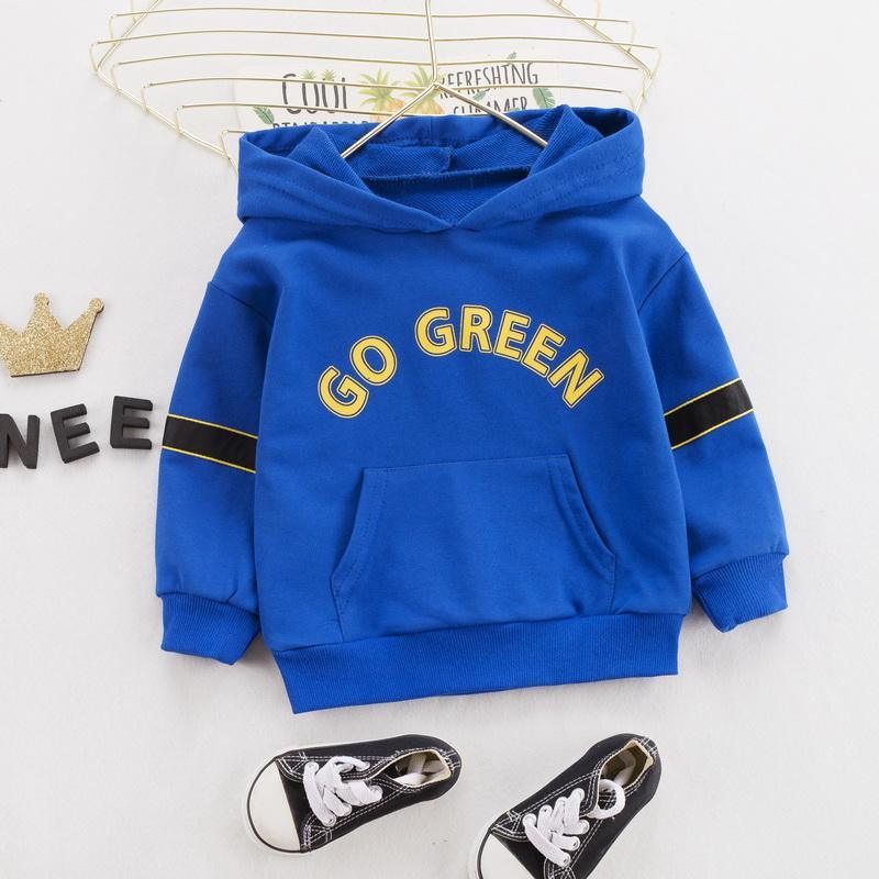 Letter Pattern Hoodie for Children Boy - PrettyKid