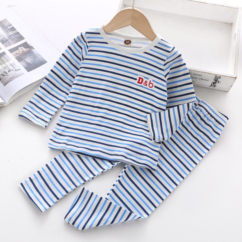 2-piece Striped Pajamas Sets for Children Boy - PrettyKid