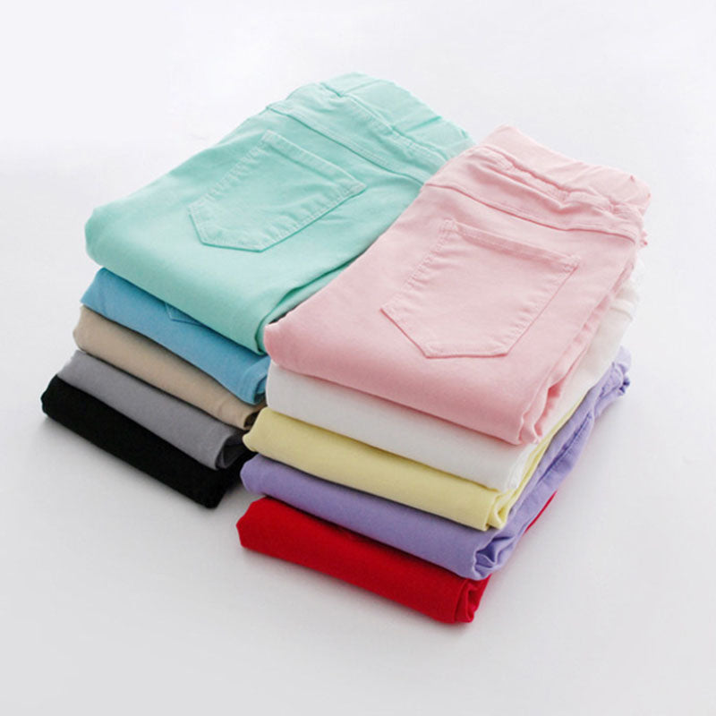 Wholesale Kid Girl Stretch Slim Fitting Pants in Bulk - PrettyKid