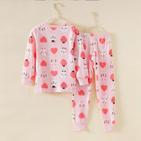 2-piece Cartoon Pattern Pajamas Sets for Girl - PrettyKid