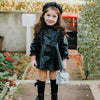 PU Ruffle Dress for Toddler Girl Children's Clothing - PrettyKid