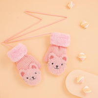 Bear Pattern Children's Gloves for Children - PrettyKid