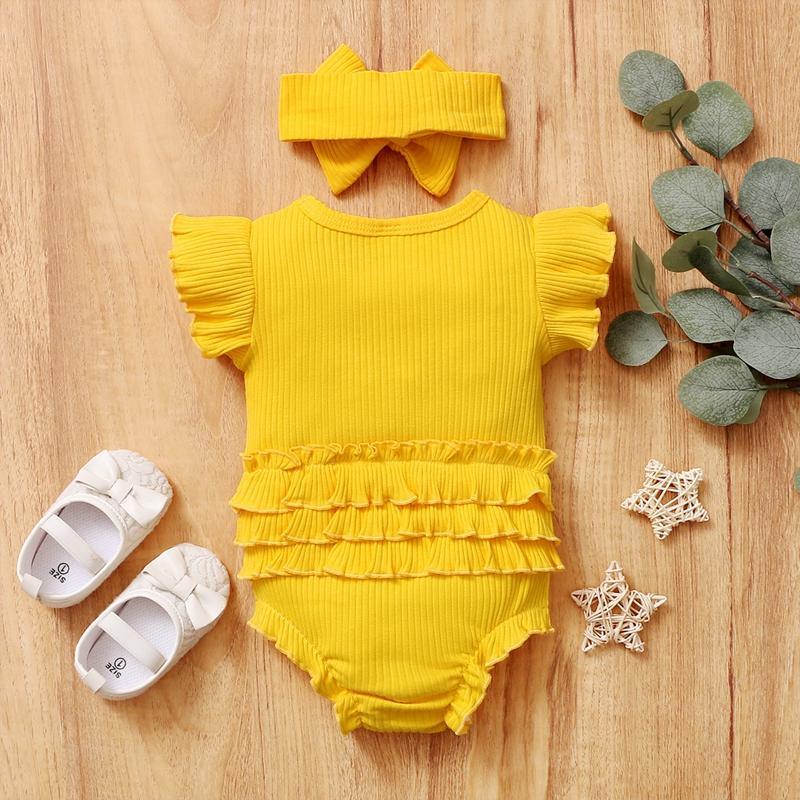 2-piece Headband & Romper for Baby Girl - PrettyKid