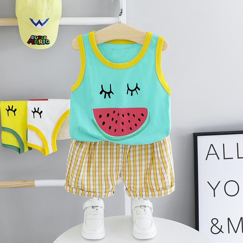 2-piece Watermelon Pattern T-shirt & Shorts for Children Boy£¨No Shoes???Wholesale children's clothing - PrettyKid