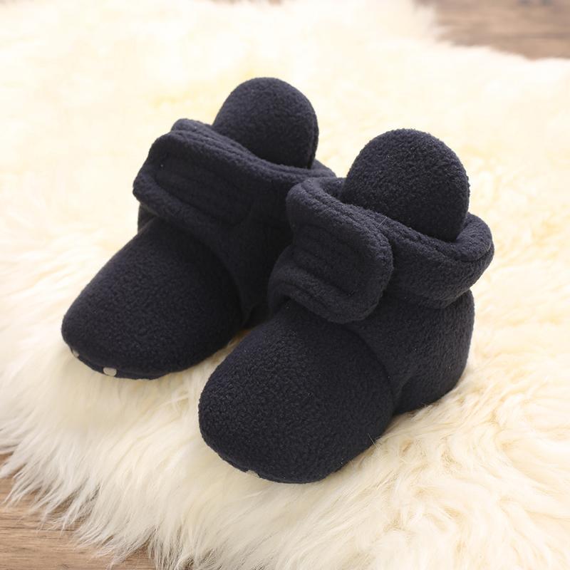 Velcro Design Cotton Fabric Shoes for Baby - PrettyKid