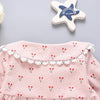 Cherry Printed Lace Dress for Toddler Girl - PrettyKid